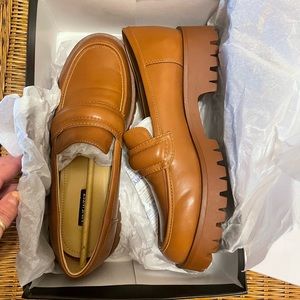 Nine West garren 3 platform loafers size 10